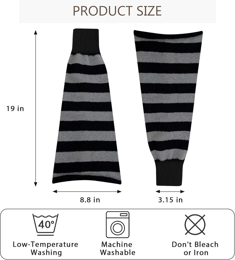 HEMOUR Leg Warmers for Women, Y2K Legwarmers Girls, Fall Winter Halloween Gifts, Harajuku Cutecore Gothic Fashion Accessories - Image 4